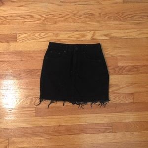 Forever 21 Black Denim Skirt